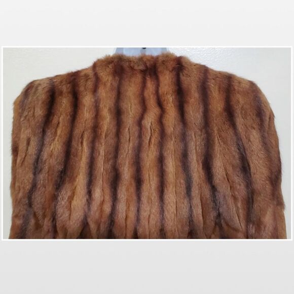 Vintage Carmans Omaha’s Style Center Fur Jacket Womens Luxurious Brown Stole VTG - Picture 12 of 16